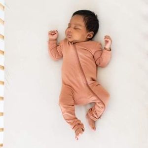 Kyte Baby Zippered Romper in Spice 0-3